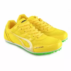 Buty lekkoatletyczne Legend kolce żółte