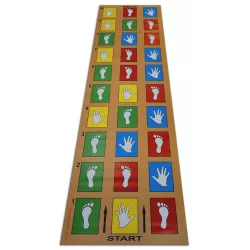 GRA planszowa-plenerowa 10 skoków 305x95cm antypoślizgowa