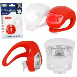 Lampki rowerowe silikonowe przód i tył BA0055