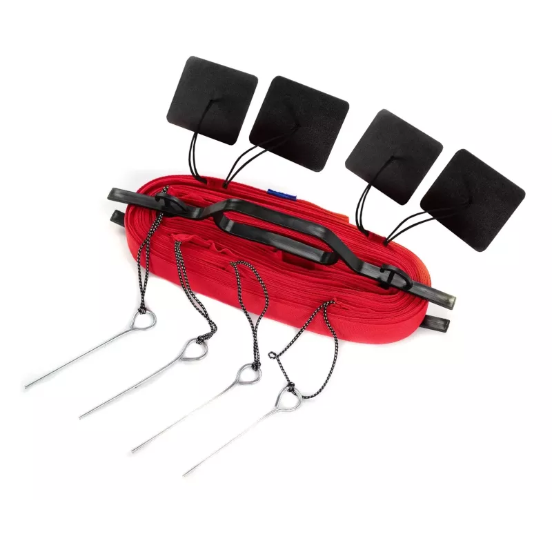 Linie do siatkówki plażowej 16x8m szpilki i tabliczki