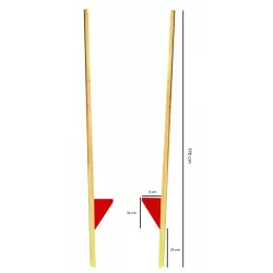 Szczudła drewniane 170cm