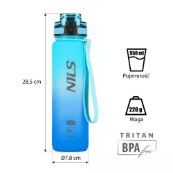 Butelka tritanowa 950ml NILS NCD04