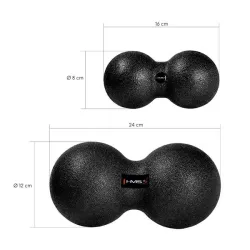 Podwójna piłka do masażu DUO BALL 12x24cm