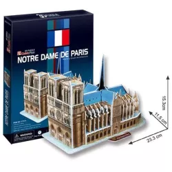 Puzzle 3D Krzywa Wieża 13 elementów