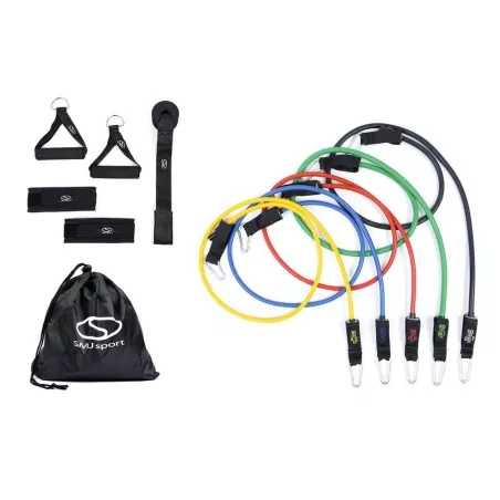 Gumy treningowe z uchwytami 5 szt. SMJ EX005