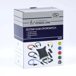 Gumy treningowe z uchwytami 5 szt. SMJ EX005