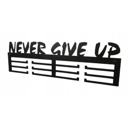 Wieszak na medale NEVER GIVE UP