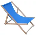 Leżak plażowy drewniany