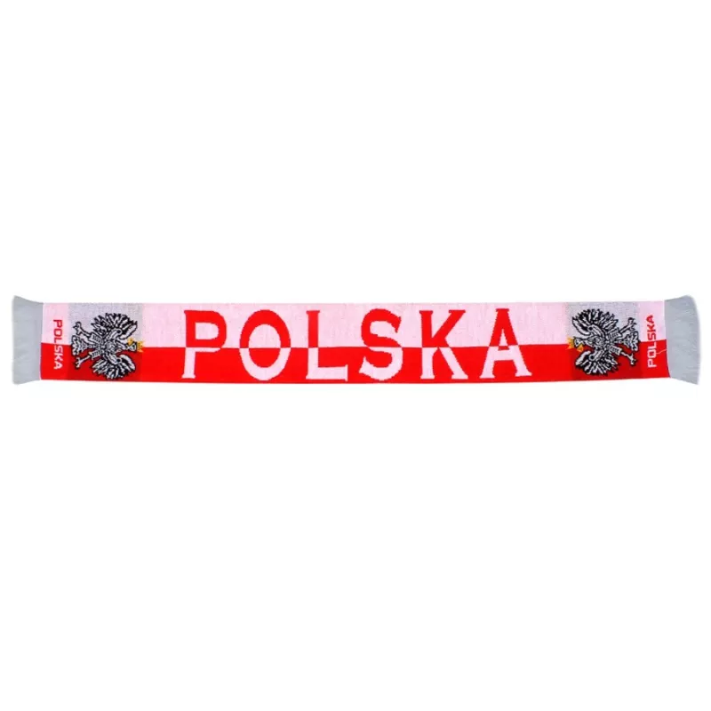 Szal POLSKA gruby "orzeł Polska"