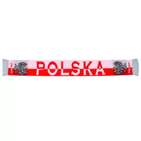 Szal POLSKA gruby "orzeł Polska"