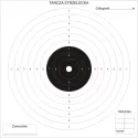 Zestaw 100 tarcz strzeleckich 14x14cm