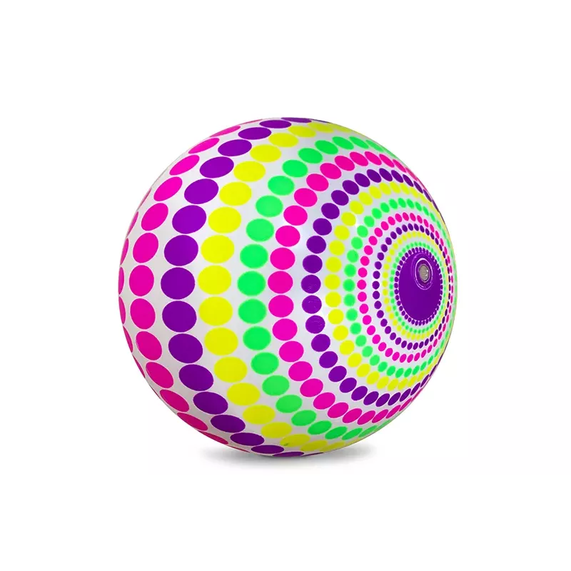 Piłka gumowa 23cm tęcza