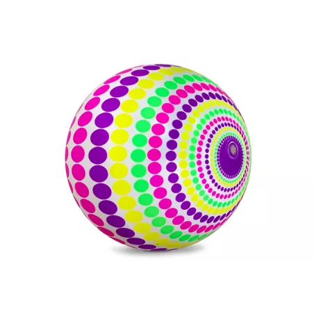 Piłka gumowa 23cm tęcza