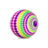 Piłka gumowa 23cm tęcza