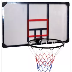 Tablica do koszykówki 112x72cm + obręcz 45cm