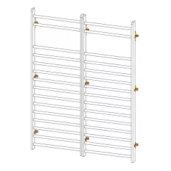 Okucia drabinki gimnastycznej pojedynczej, następne